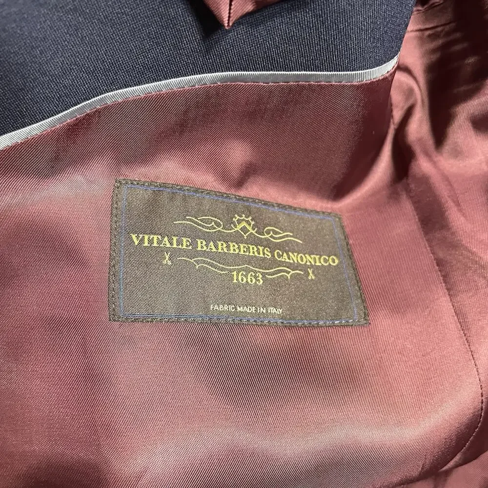 Brooks Brothers Regent Vitale Barberis Canonico Wool Blazer Jacket Men's 40R